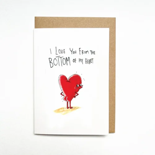 Card - I Love You From the Bottom of My Heart