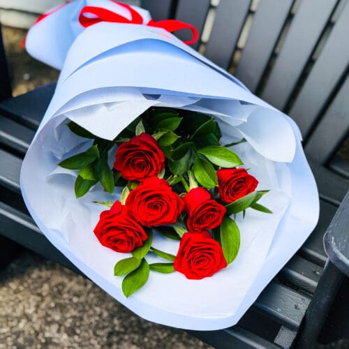 Half Dozen Red Valentine's Day Roses