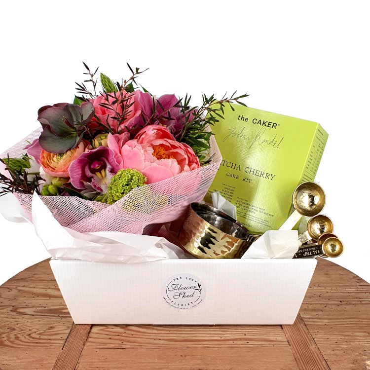 The Caker® Cake Kit Gift Hamper The Lost Flower Shed Auckland