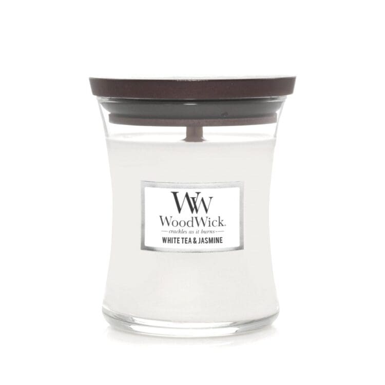 WoodWick Candle - White Tea & Jasmine