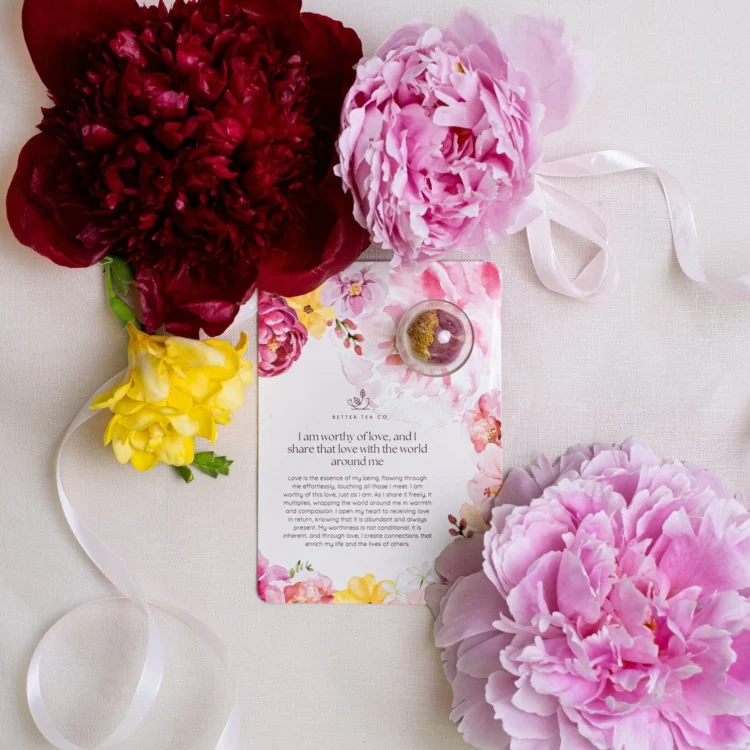 Blooming Tea Affirmation Greeting Card - Image 5