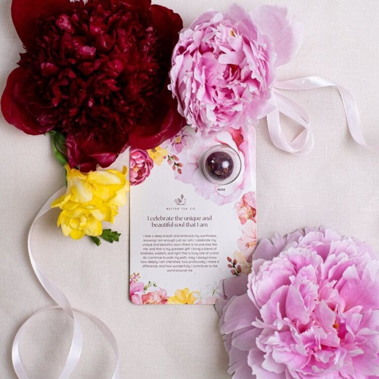 Blooming Tea Affirmation Greeting Card - Image 6
