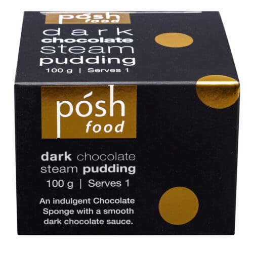 Single Dark Chocolate Steam Pudding