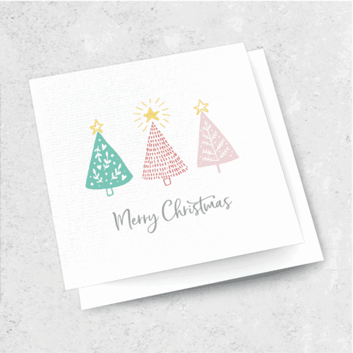 Square Christmas Card - Merry Christmas